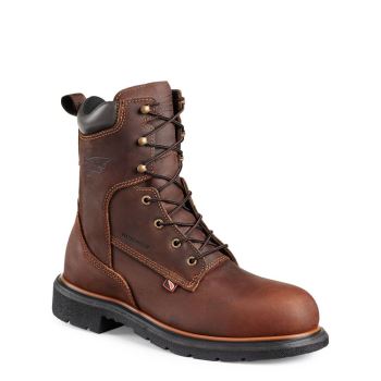 Red Wing DynaForce® 8-inch Waterproof Safety Toe Veiligheidsschoenen Heren DonkerBruin - 4200